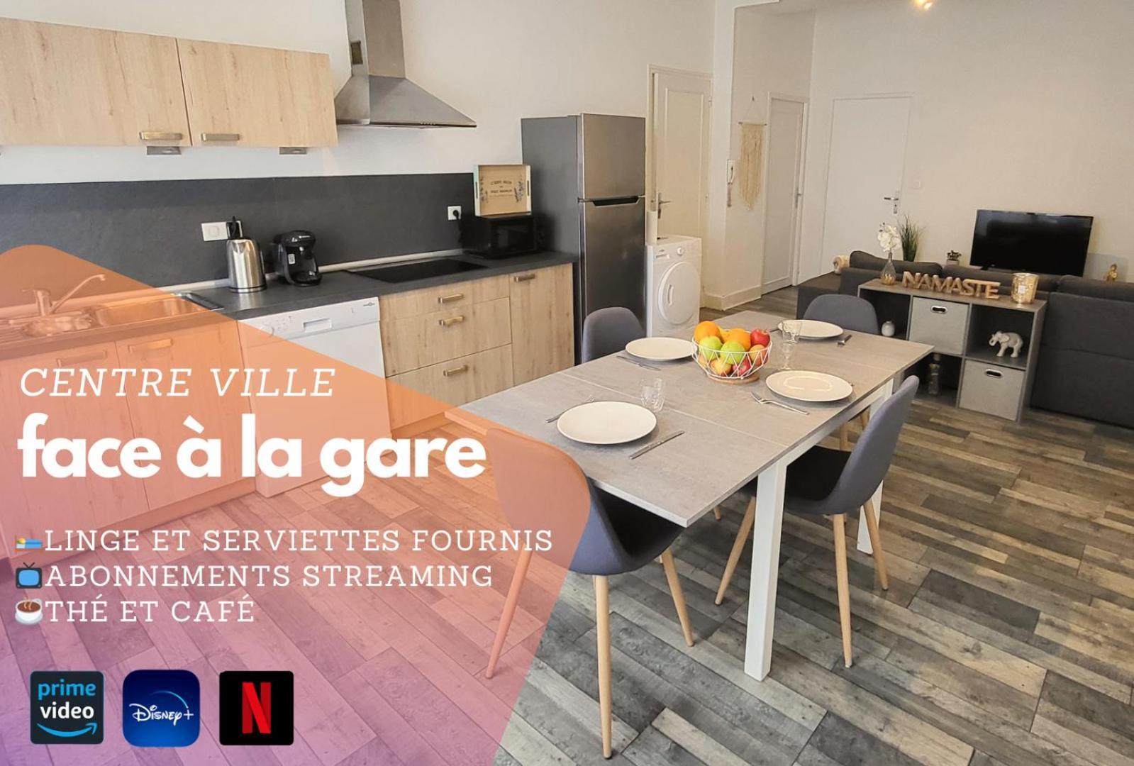 Logement Spacieux - Face A La Gare Et Centre-Ville Épinal Dış mekan fotoğraf